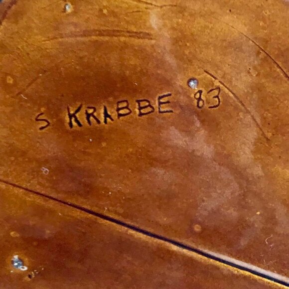 Ceramic Floral Watering Vase W/ Handle - Picture 8 of 10